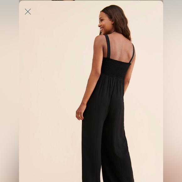 HATCH tie front Scarlet jumpsuit black - maternity - Picture 3 of 11